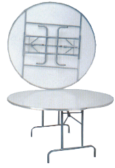 Mesa Redonda Plegable de Banquete - Grupo DISA